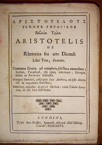 aristotle's rhetoric